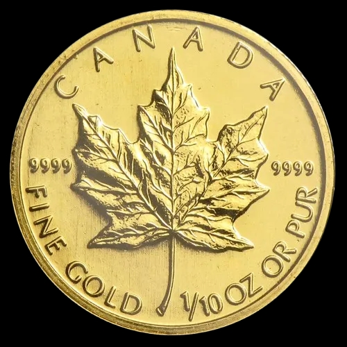 Kanadyjski Liść Klonowy 1/10 uncji złota 1998 - image 1