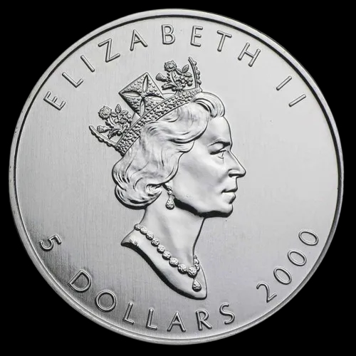 Kanadyjski Liść Klonowy 1 uncja srebra 2000 - image 2