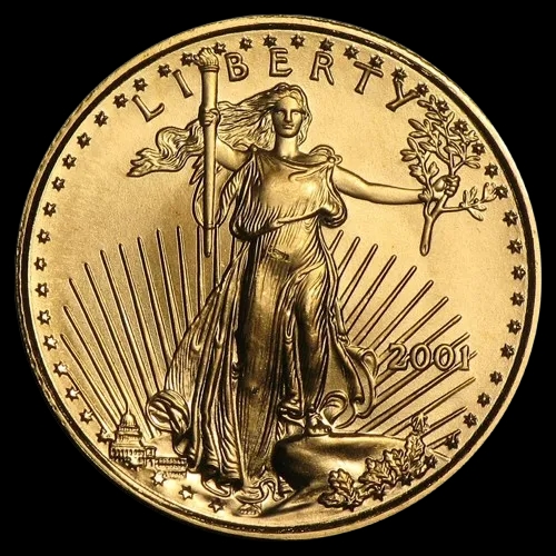 Amerykański Orzeł 1/10 uncji złota 2001 - image 1