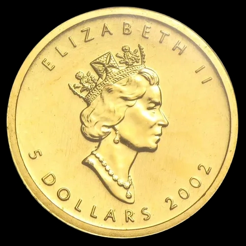 Kanadyjski Liść Klonowy 1/10 uncji złota 2002 - image 2