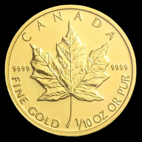 Kanadyjski Liść Klonowy 1/10 uncji złota 2002 - image 1