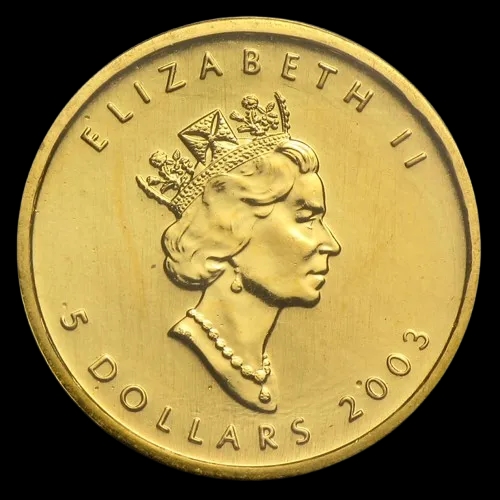 Kanadyjski Liść Klonowy 1/10 uncji złota 2003 - image 2