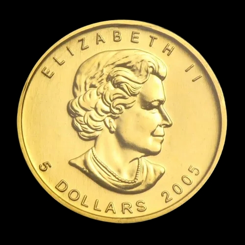 Kanadyjski Liść Klonowy 1/10 uncji złota 2005 - image 2