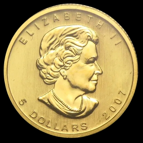 Kanadyjski Liść Klonowy 1/10 uncji złota 2007 - image 2