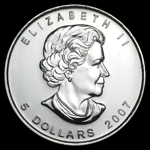 Kanadyjski Liść Klonowy 1 uncja srebra 2007 - image 2