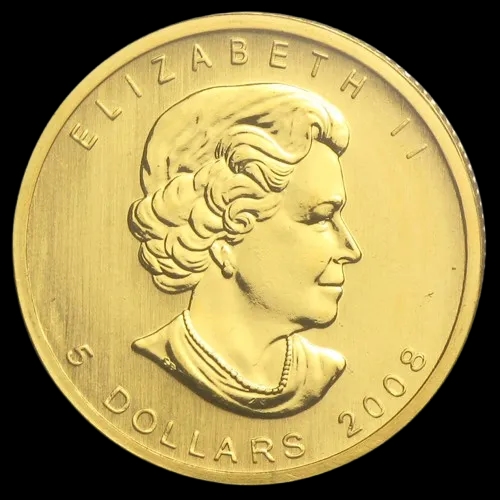 Kanadyjski Liść Klonowy 1/10 uncji złota 2008 - image 2