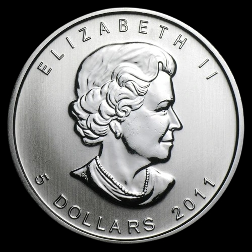 Kanadyjski Liść Klonowy 1 uncja srebra 2011 - image 2