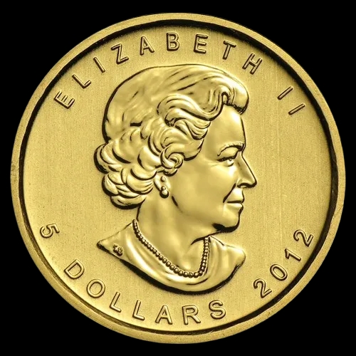 Kanadyjski Liść Klonowy 1/10 uncji złota 2012 - image 2