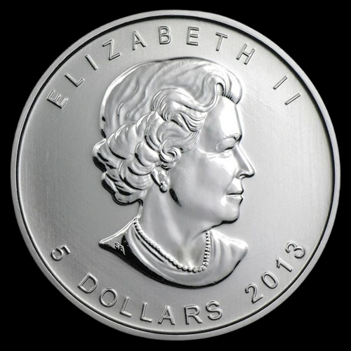 Kanadyjski Liść Klonowy 1 uncja srebra 2013 - image 2