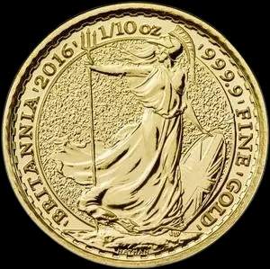 Britannia 1/10 uncji Złota 2016 - image 1