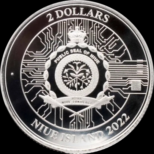 Bitcoin Niue 1 uncja Srebra 2022 - image 2