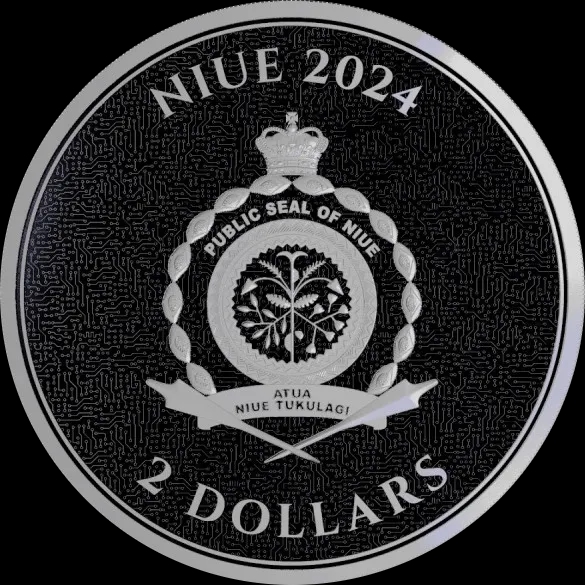 Bitcoin Niue 1 uncja Srebra 2024 - image 2