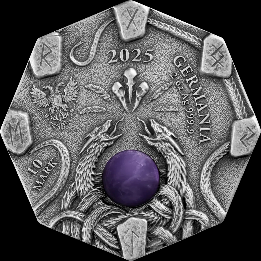 Witchcraft Herbalist 2 uncje srebra 2025 Ultra High Relief - image 2