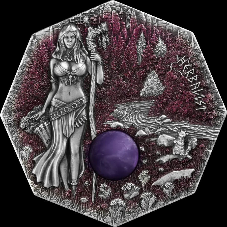 Witchcraft Herbalist 2 uncje srebra 2025 Ultra High Relief - image 1
