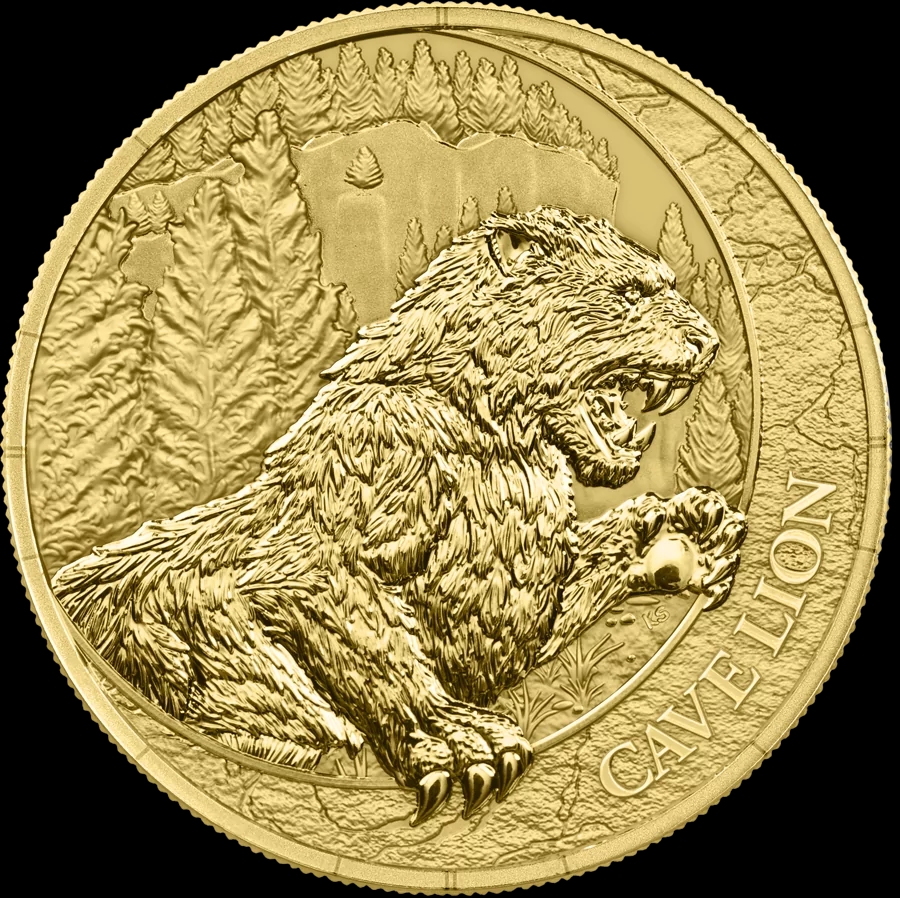 Megafauna Cave Lion 1 uncja złota 2026 - image 1