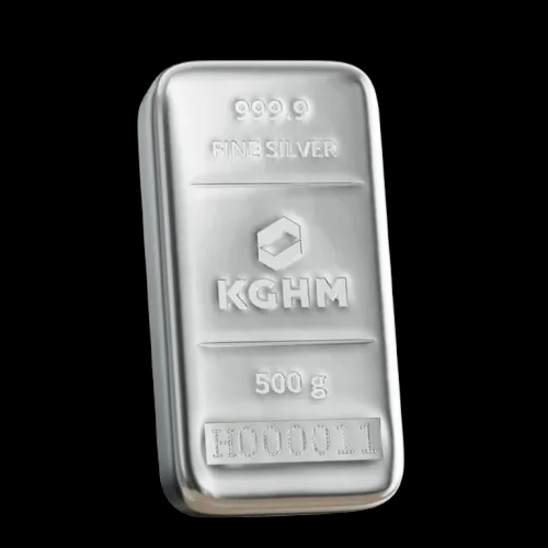 Sztabka 500g srebra KGHM - image 1