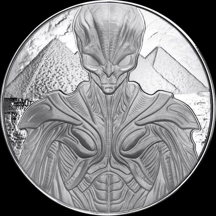 Samoa: Alien 5 uncji Srebra 2025 - image 1