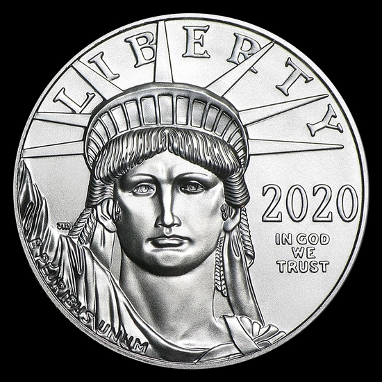 Amerykański Orzeł 1 uncja platyny 2020 - image 1