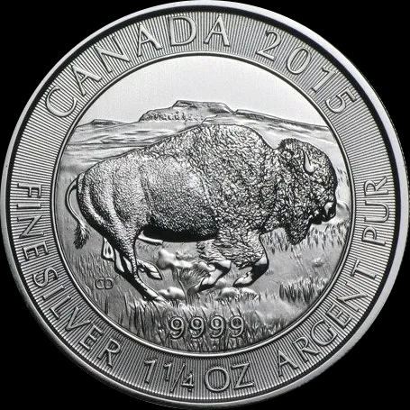 Bizon 1,25 uncji Srebra 2015 - image 1