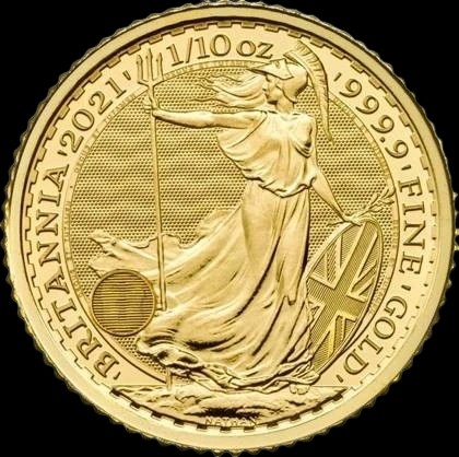 Britannia 1/10 uncji Złota 2021 - image 1