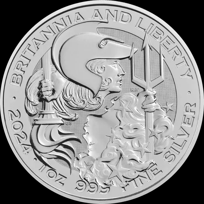 Britannia and Liberty 1 uncja Srebra 2024 - image 1