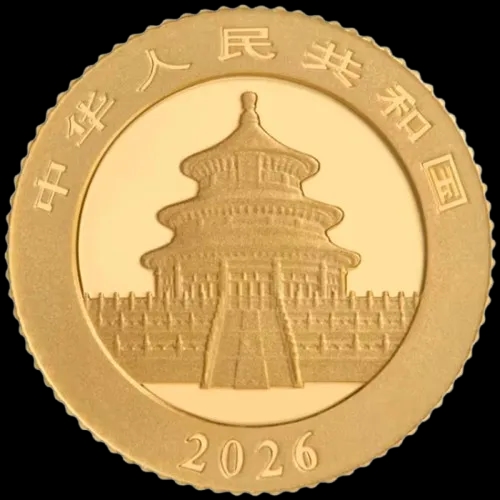 Chińska Panda 1g złota 2026 - image 2