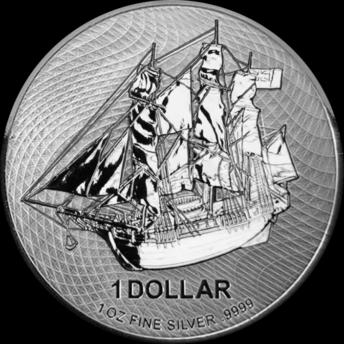 Cook Islands HMS Bounty 1 uncja Srebra 2020 - image 1