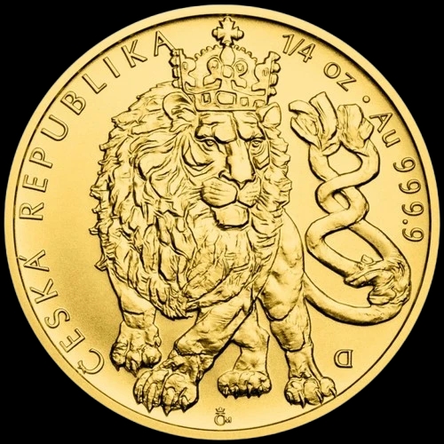 Czech Lion 1/4 uncji Złota 2026 - image 1
