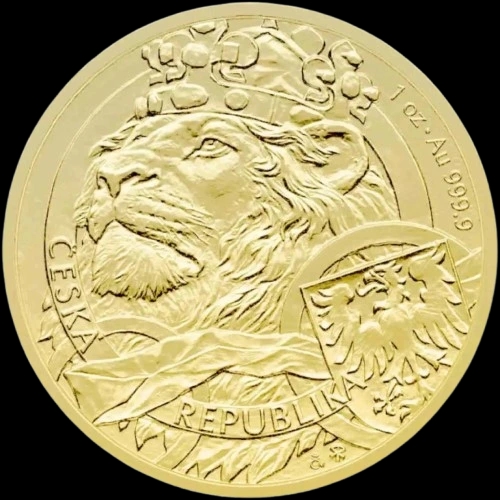 Czech Lion 1 uncja Złota 2025 - image 1