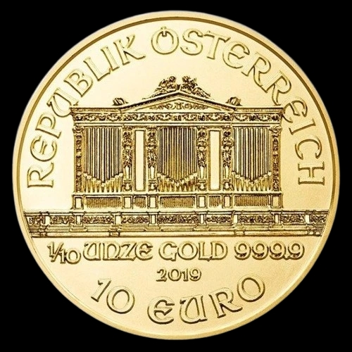 Wiedeński Filharmonik 1/10 uncji złota 2019 - image 2