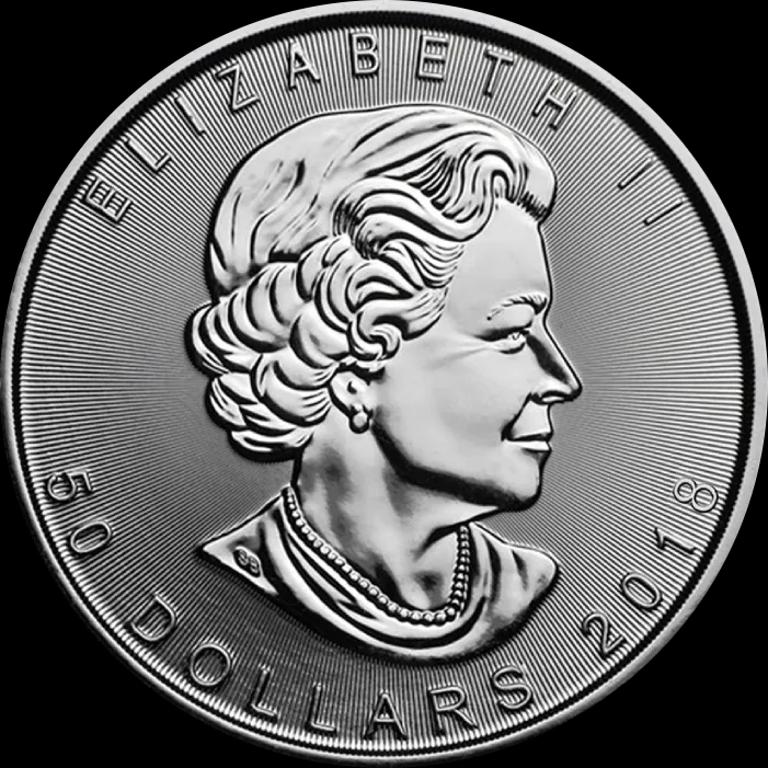 Kanadyjski Liść Klonowy 1 uncja platyny 2018 - image 2