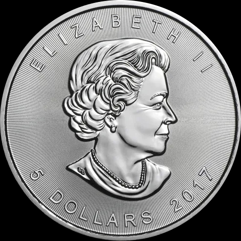 Kanadyjski Liść Klonowy 1 uncja Srebra 2017 - image 2