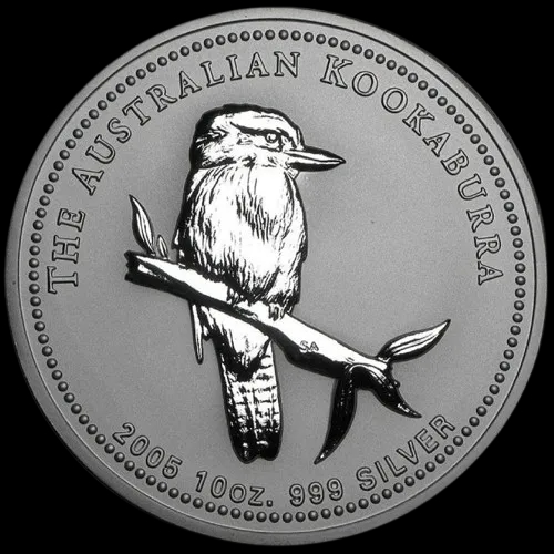 Kookaburra 10 uncji srebra 2005 - image 1