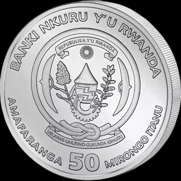 Rwanda African Ounce Leopard 1 uncja srebra 2024 - image 2