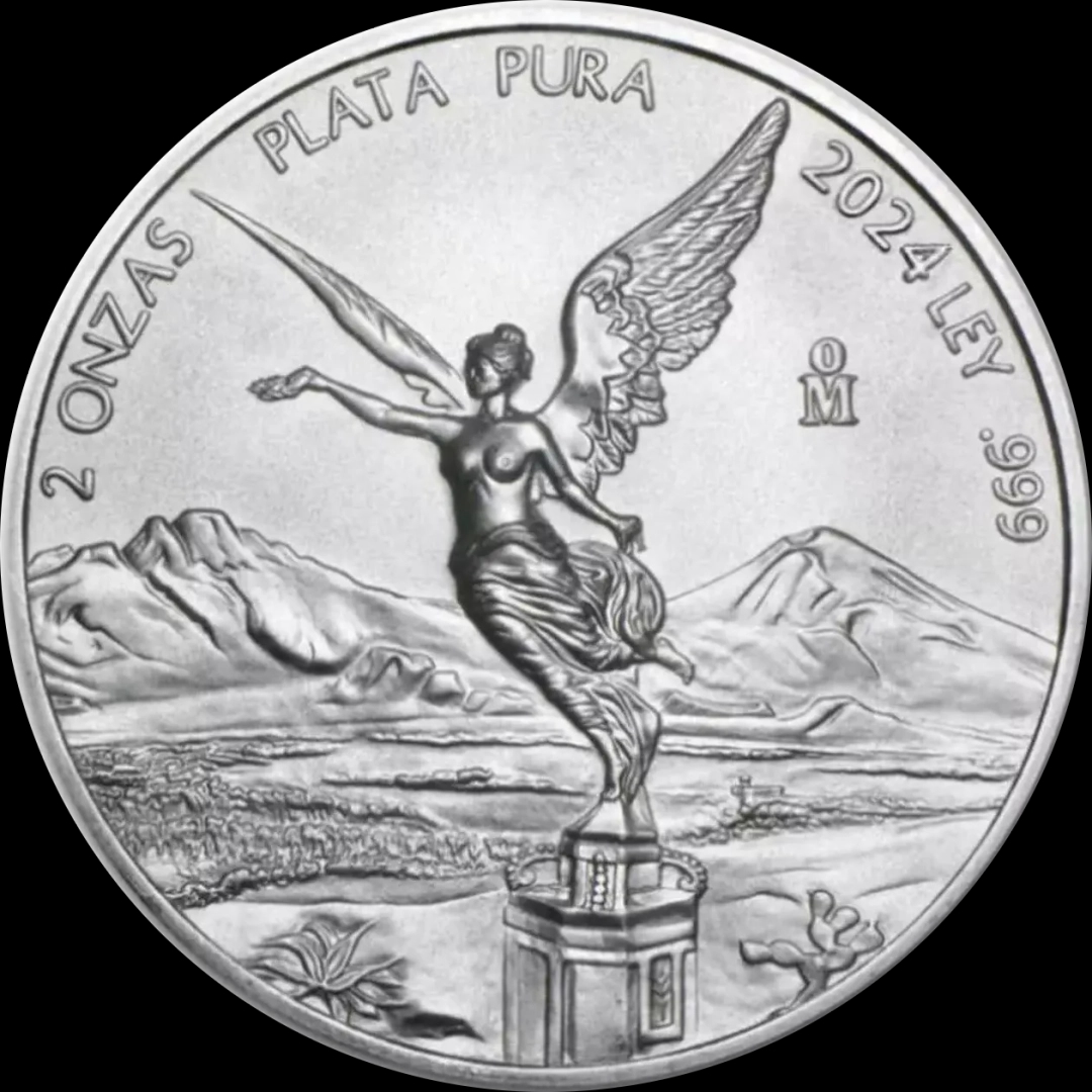 Mexican Libertad 2 uncje Srebra Losowe Lata - image 1