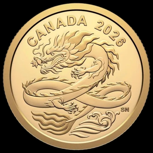 Lucky Dragon 1/20 uncji Złota 2026 Proof - image 1