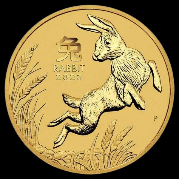 Lunar III Rok Królika 2 uncje złota 2023 - image 1