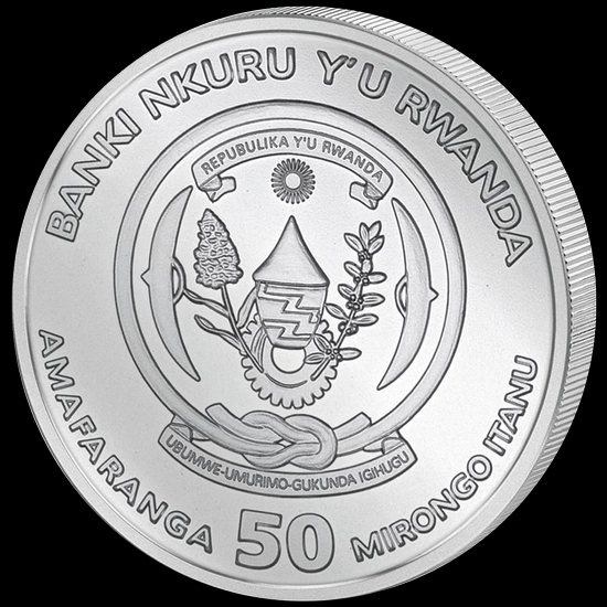 Rwanda: Nautical Ounce Mayflower 1 uncja srebra 2020 - image 2