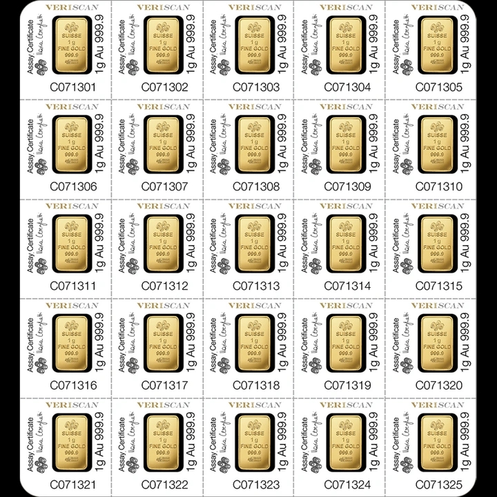 PAMP Lady Fortuna 25x1g złota  Multigram - image 2