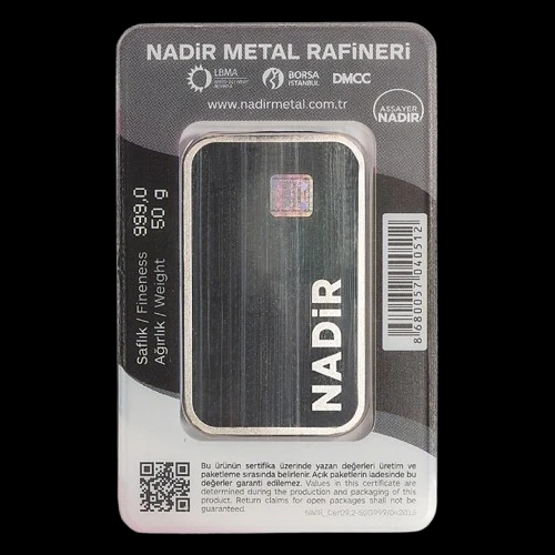 Sztabka 50g srebra Nadir Metal Rafineri - image 2