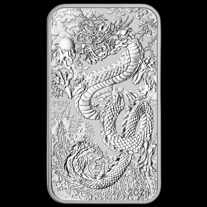 Rectangular Dragon 1 uncja srebra 2024 - image 1