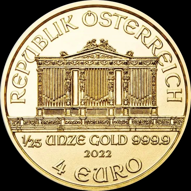Wiedeński Filharmonik 1/25 uncji złota 2022 - image 2