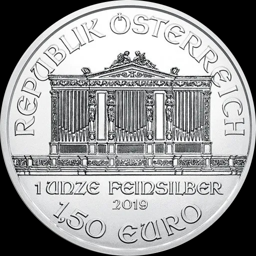 Wiedeński Filharmonik 1 uncja srebra 2019 - image 2