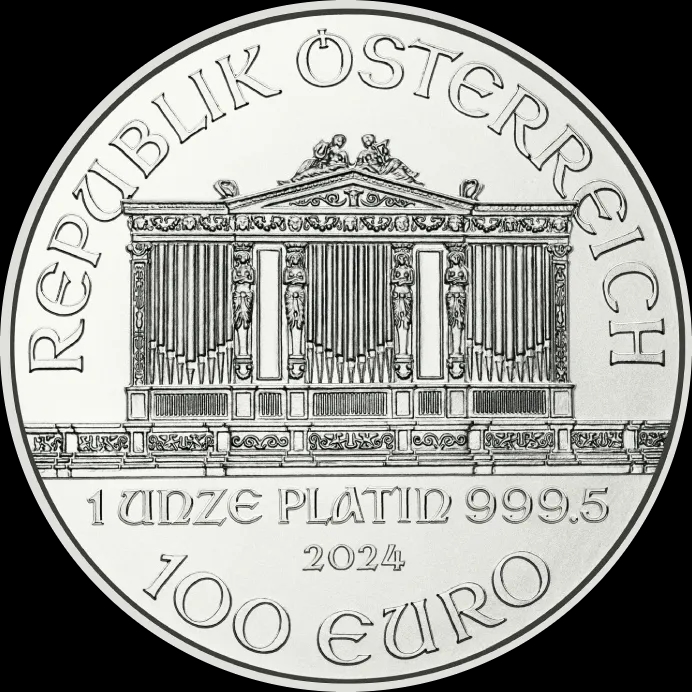 Wiedeński Filharmonik 1 uncja platyny 2024 - image 2