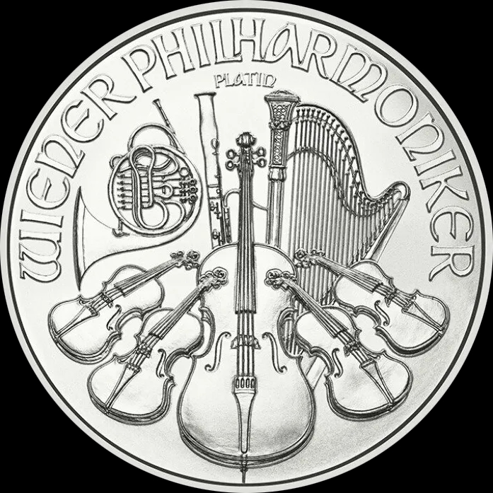 Wiedeński Filharmonik 1 uncja platyny 2025 - image 1