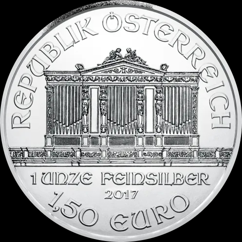 Wiedeński Filharmonik 1 uncja srebra 2017 - image 2