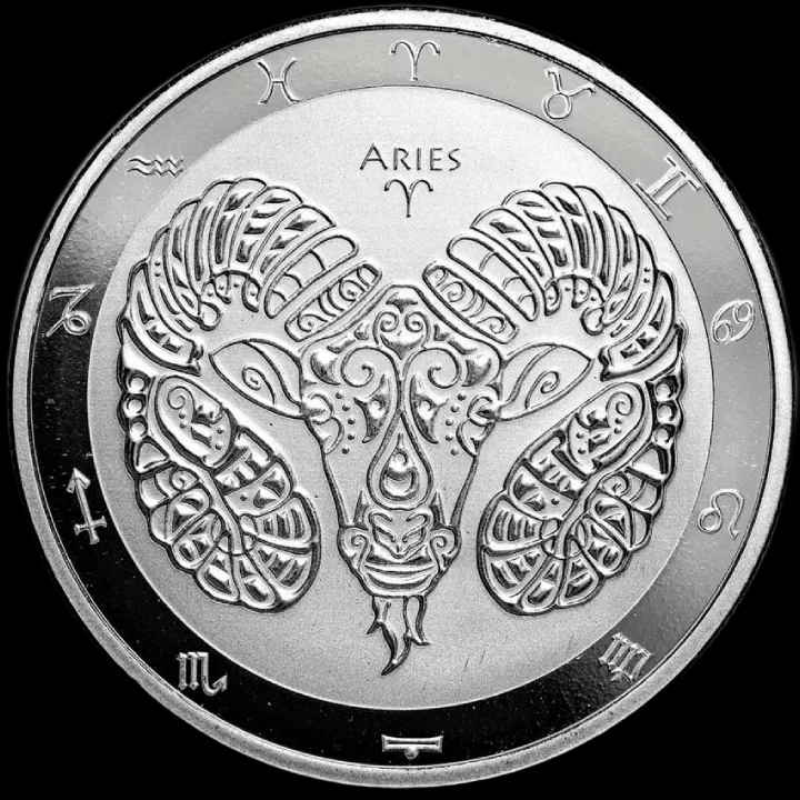 Zodiac - Baran 1 uncja Srebra 2024 - image 1