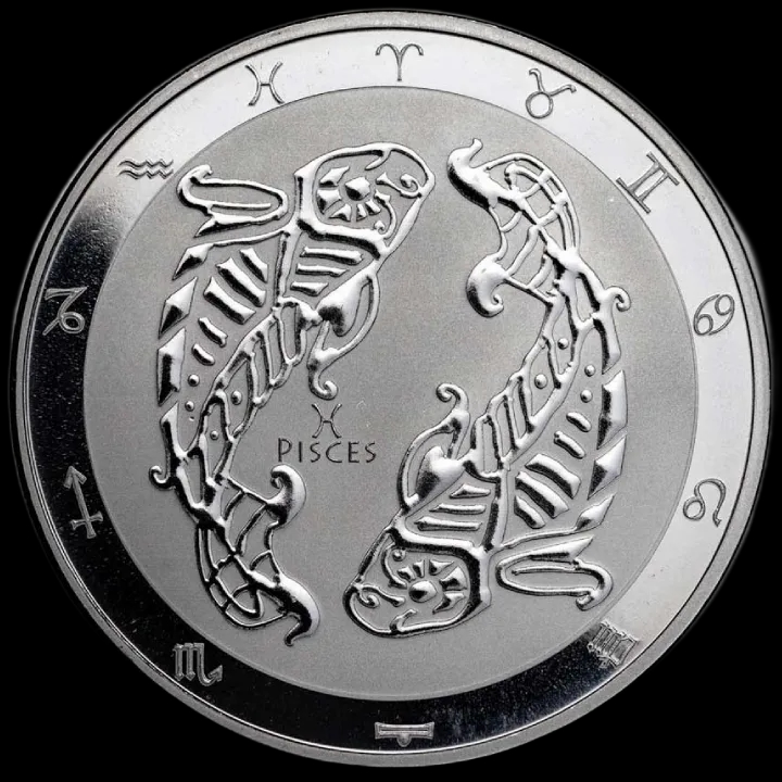 Zodiac - Ryby 1 uncja Srebra 2024 - image 1