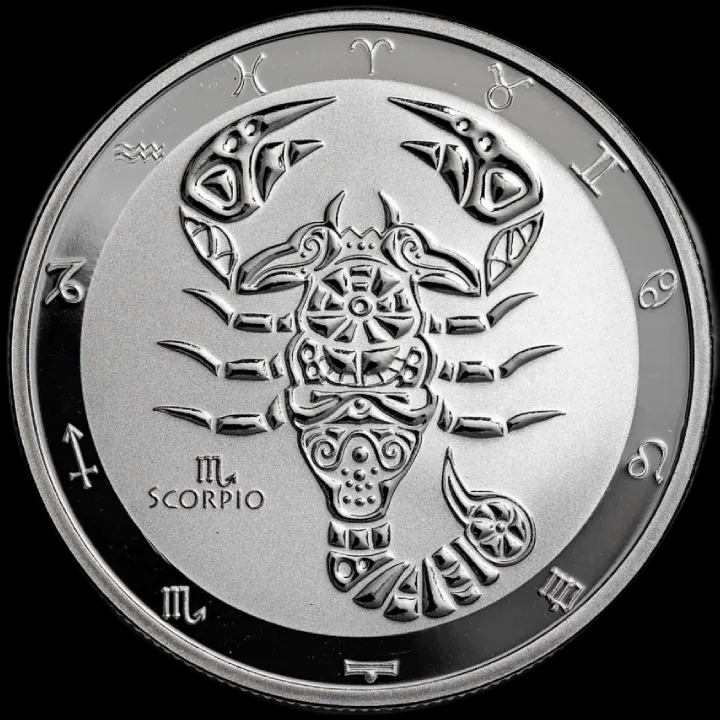 Zodiac - Skorpion 1 uncja Srebra 2024 - image 1