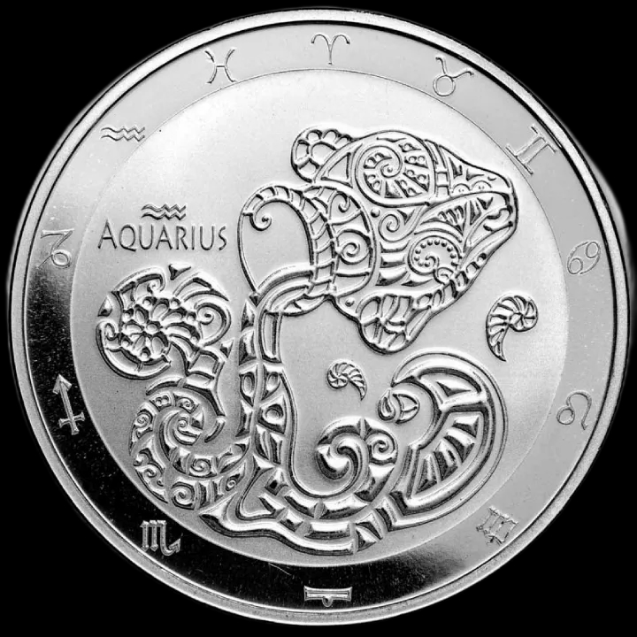 Zodiac - Wodnik 1 uncja Srebra 2024 - image 1